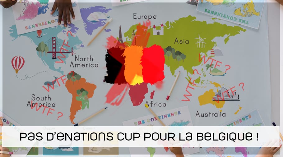 Pas d'eNATIONS Cup FIFA 19 pour la Belgique
