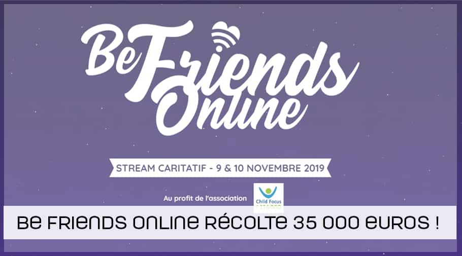 Be Friends Online récolte plus de 35 000 euros pour Child Focus