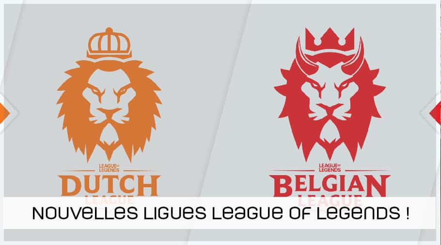Nouvelles ligues League of Legends en Belgique et aux Pays-Bas annoncé par RIOT Games et 4entertainment