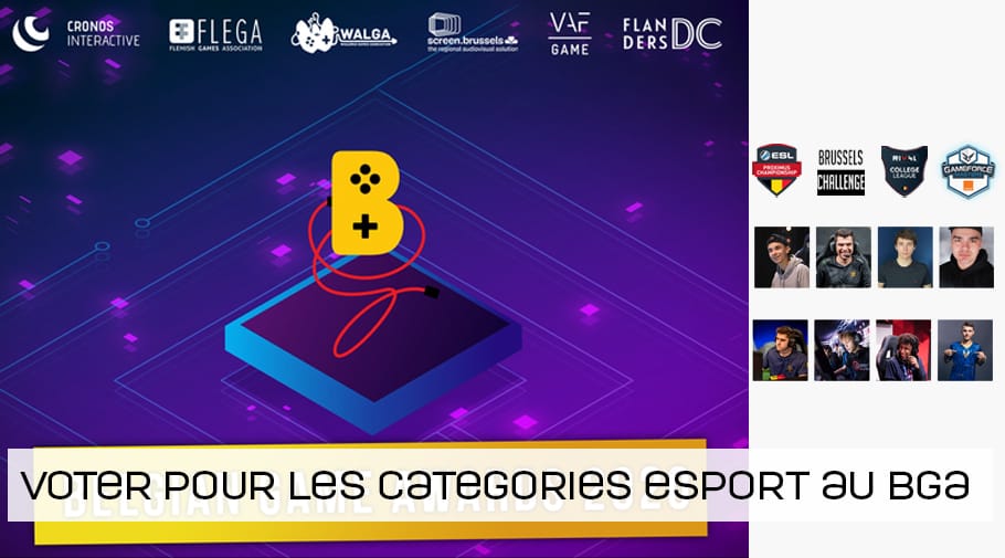 3 catégories esport au Belgian Game Awards