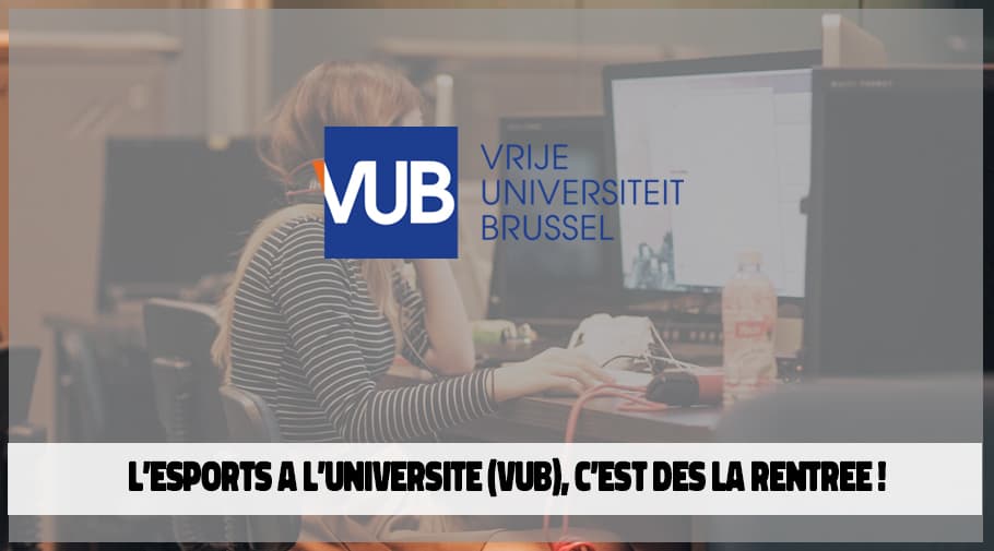 L'Esports a l'Université-VUB avec une formation postuniversitaire dès la rentrée 2020