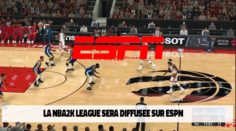 NBA2K league sera diffusée sur ESPN