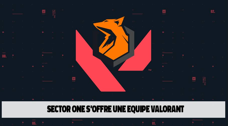 Sector One s'offre une equipe Valorant