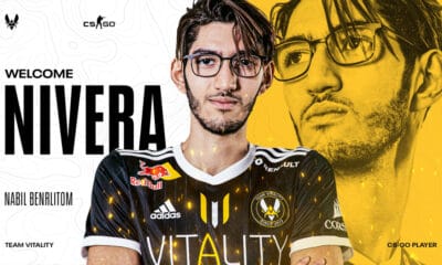 Le joueur belge Nivera rejoint l equipe Vitality CSGO